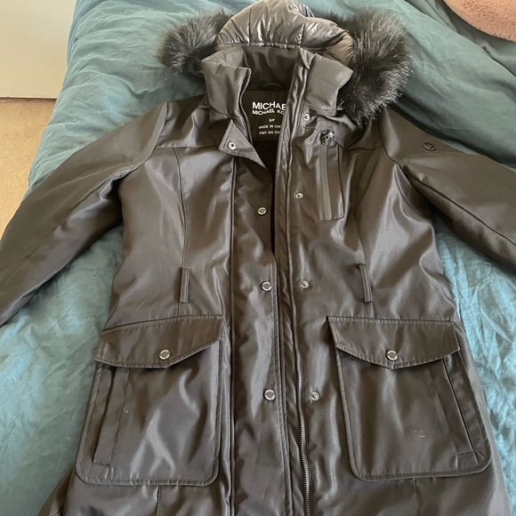 MK Size S winter jacket, fur hood - Picture 3 of 6